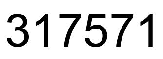 Number 317571 black image