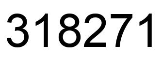 Número 318271 imagen negro
