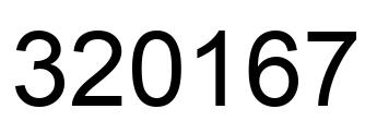 Número 320167 imagen negro