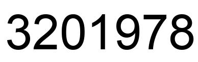 Number 3201978 black image