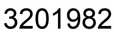 Number 3201982 black image