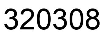 Número 320308 imagen negro