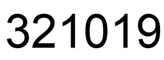 Número 321019 imagen negro