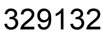 Número 329132 imagen negro