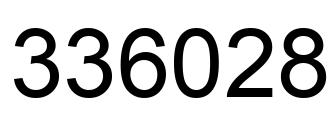 Número 336028 imagen negro
