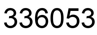 Número 336053 imagen negro