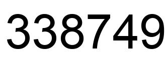 Número 338749 imagen negro