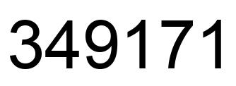 Número 349171 imagen negro