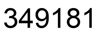 Número 349181 imagen negro