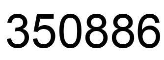 Número 350886 imagen negro