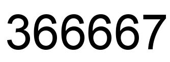 Número 366667 imagen negro