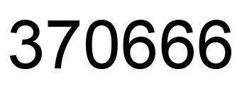 Número 370666 imagen negro