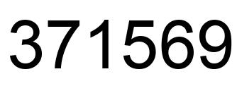 Número 371569 imagen negro