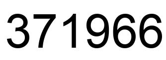Number 371966 black image