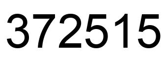 Número 372515 imagen negro