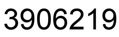 Number 3906219 black image
