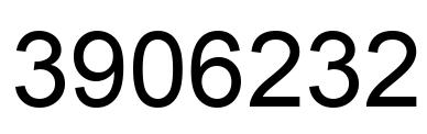 Número 3906232 imagen negro