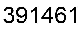 Número 391461 imagen negro