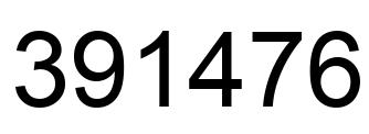 Número 391476 imagen negro