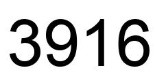 Number 3916 black image