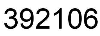 Número 392106 imagen negro