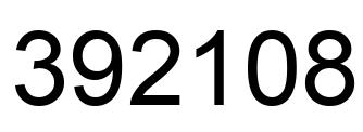 Número 392108 imagen negro