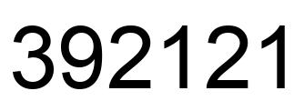 Número 392121 imagen negro