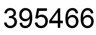 Número 395466 imagen negro