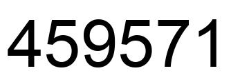 Número 459571 imagen negro