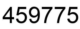 Número 459775 imagen negro