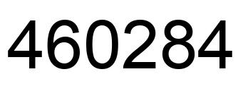 Número 460284 imagen negro