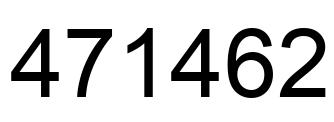Número 471462 imagen negro