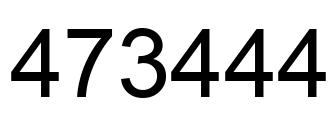 Número 473444 imagen negro