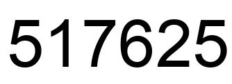 Número 517625 imagen negro