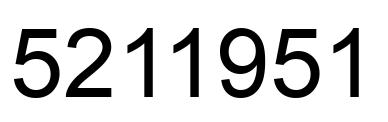 Número 5211951 imagen negro