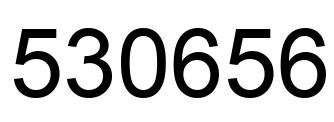 Number 530656 black image