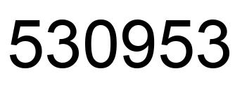 Número 530953 imagen negro