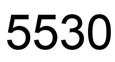 Number 5530 black image