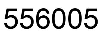 Número 556005 imagen negro