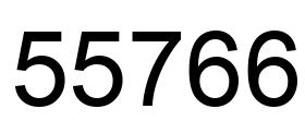 Número 55766 imagen negro