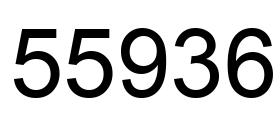 Número 55936 imagen negro