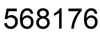 Número 568176 imagen negro