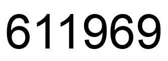 Número 611969 imagen negro