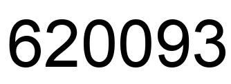 Número 620093 imagen negro