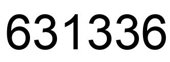 Número 631336 imagen negro
