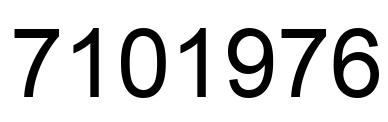 Número 7101976 imagen negro