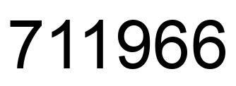 Número 711966 imagen negro