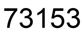 Número 73153 imagen negro
