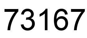 Número 73167 imagen negro