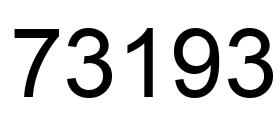 Número 73193 imagen negro